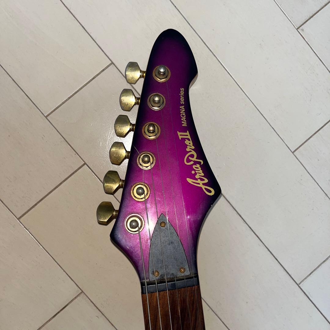 Aria Pro II エレキギター パープル セットお値下げ