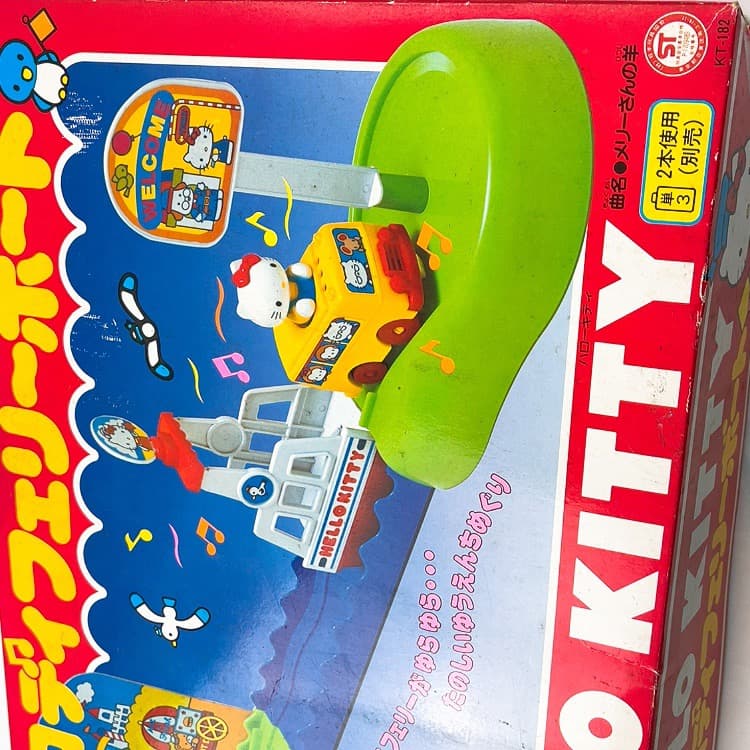 昭和レトロ　ハローキティ　HELLO KITTY メロディフェリーボード