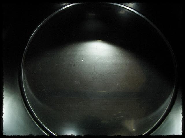 川瀬 表完 利休好 黒塗 真手桶 茶道具 f133