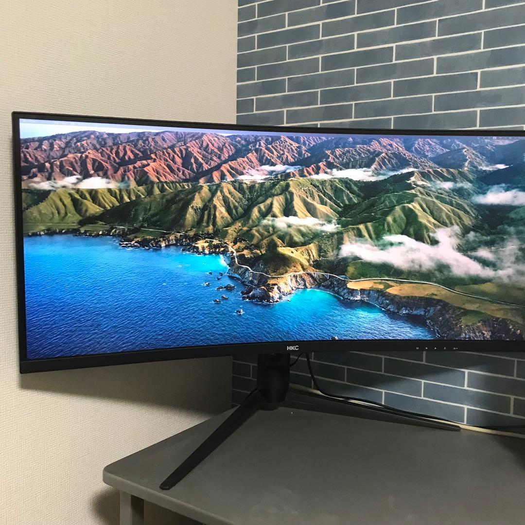 ワイド湾曲モニター34inch 21:9　送料込