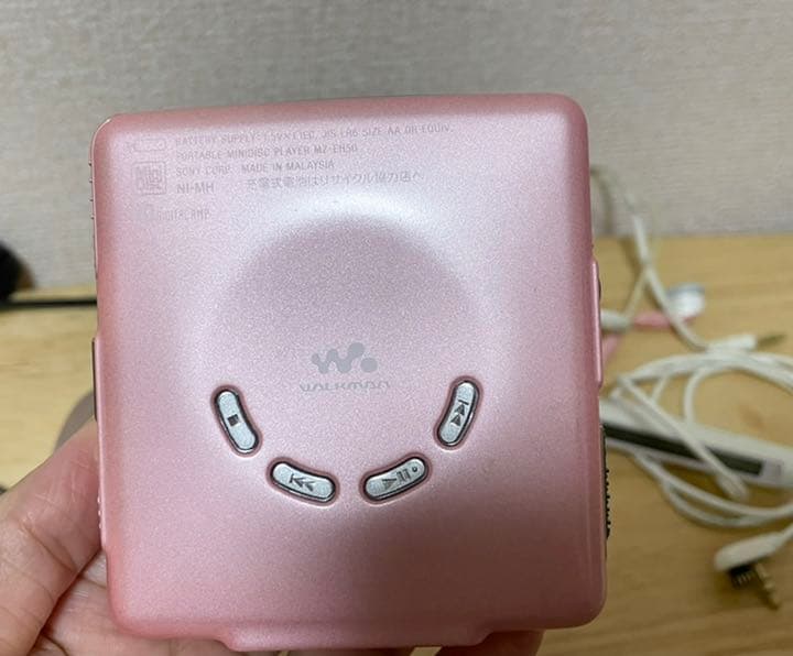 SONY MDプレイヤー ピンク ジャンク品