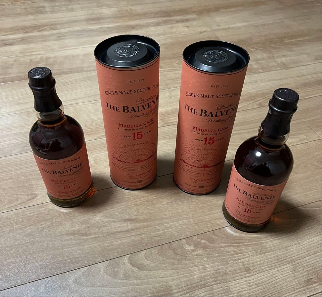 新品　バルヴェニー 15年 マディラカスク 43% 2本セット　免税店限定