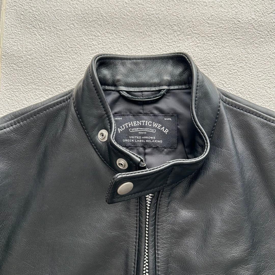 美品✨ユナイテッドアローズ　AUTHENTIC WEAR レザージャケット