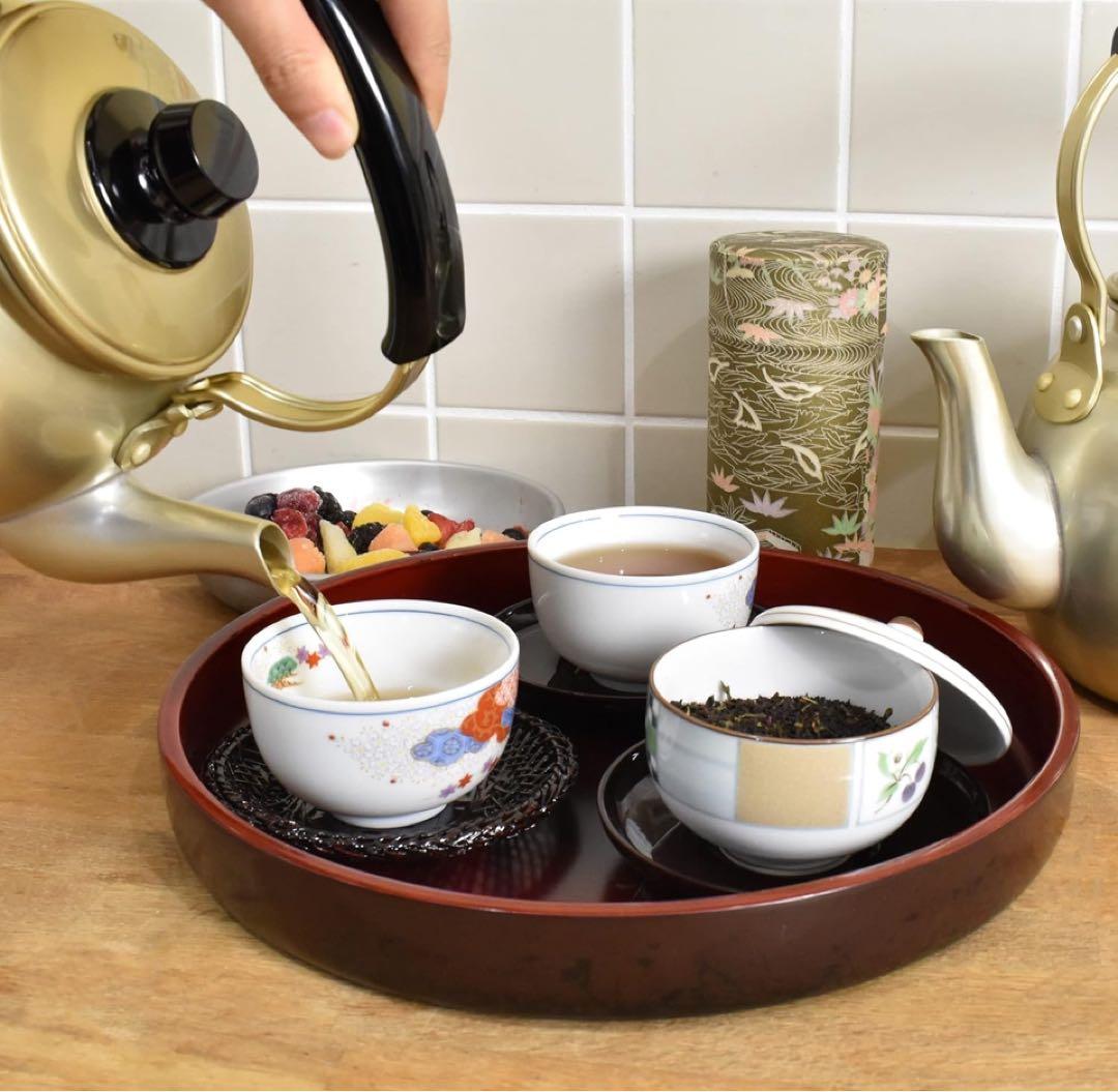 アカオアルミ 湯沸 5l アルミニウム(しゅう酸アルマイト)、ツル・ツマミ