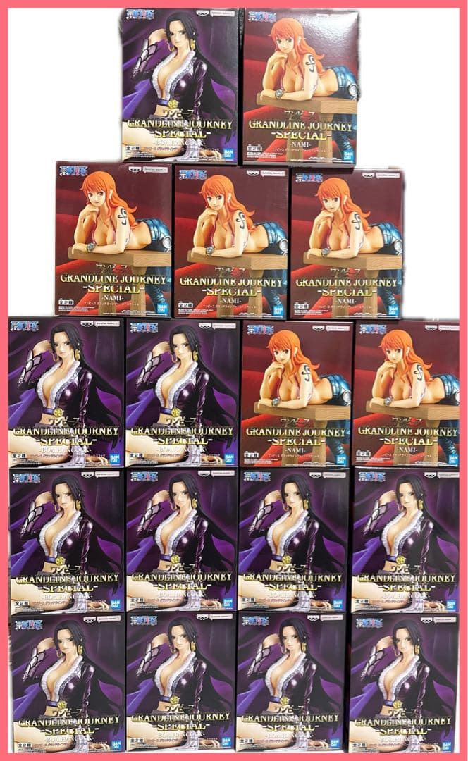 ワンピース　ハンコック　ナミ　フィギュア　まとめ売り　17体