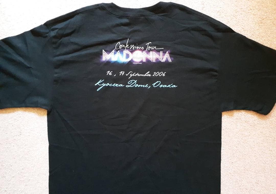 マドンナ 　Confessions Tour　大阪 京セラドーム公演　Tシャツ
