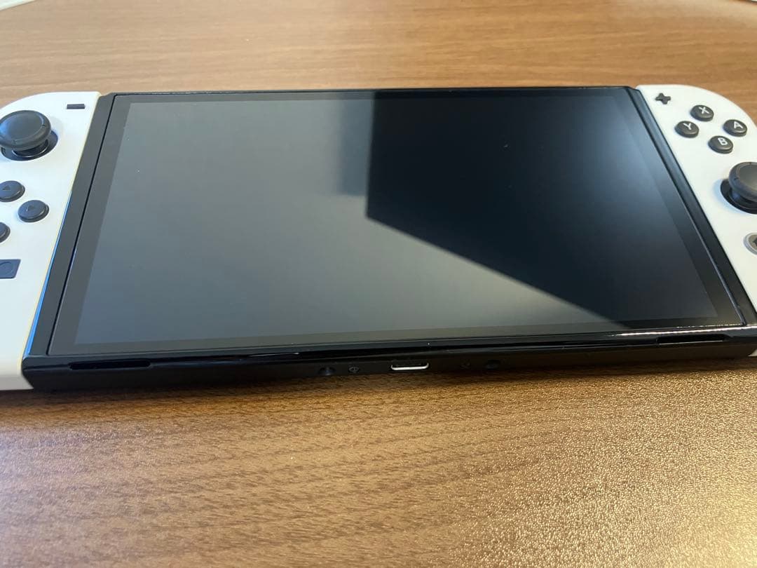 【美品】Switch本体有機EL Joy-Conホワイト SDカード128GB付