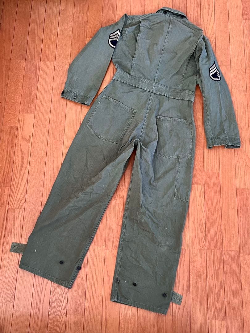 40's U.S.ARMY OD HBT オールインワン つなぎ M1938軍曹