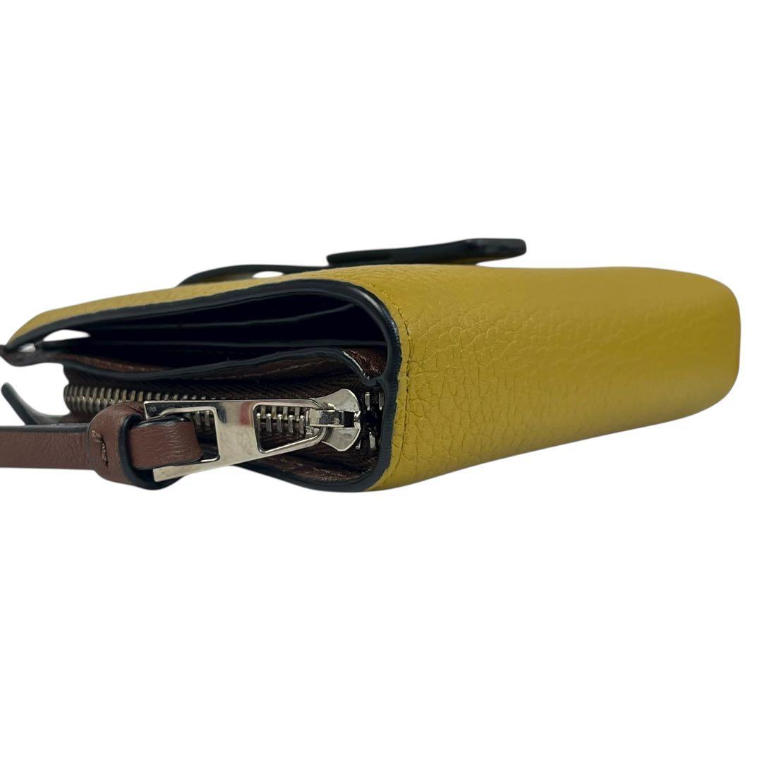 希少✨ロエベ バーティカルウォレット 二つ折り財布 アナグラム 型押し