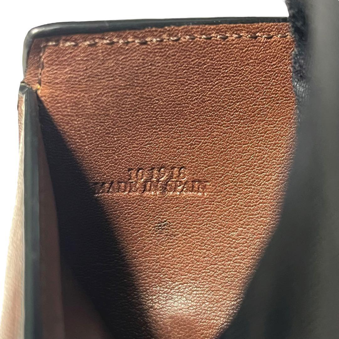 希少✨ロエベ バーティカルウォレット 二つ折り財布 アナグラム 型押し