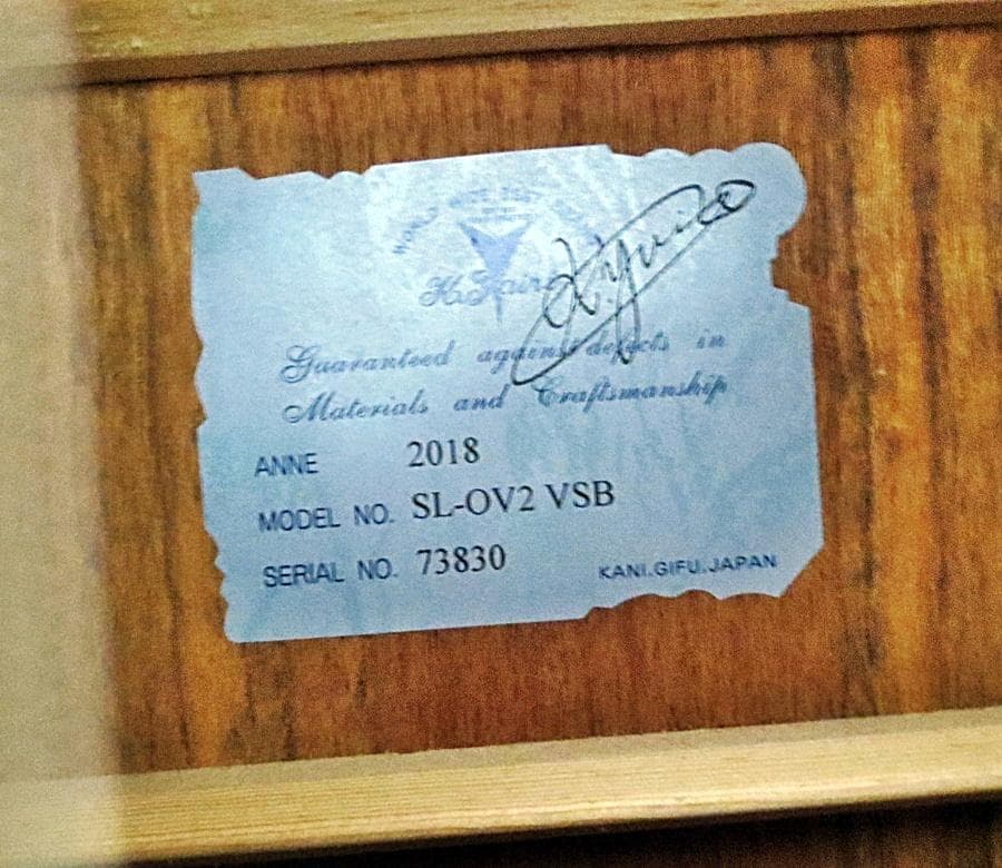 K.Yairi　弦高低く引きやすくトップ単板アコギ