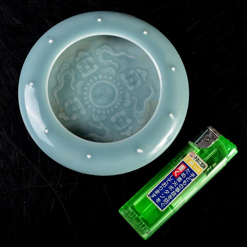 中国　大清乾隆年製　青磁　水孟　C　7294E