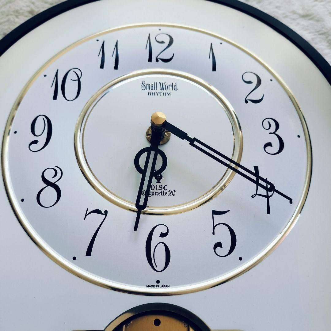Small world スモールワールド　からくり時計　 オルゴール時計