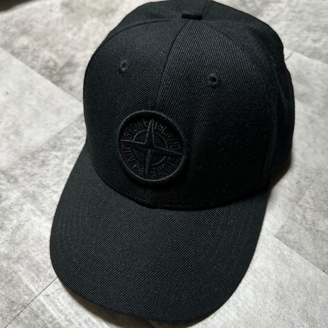 美品　STONE  ブラックキャップ