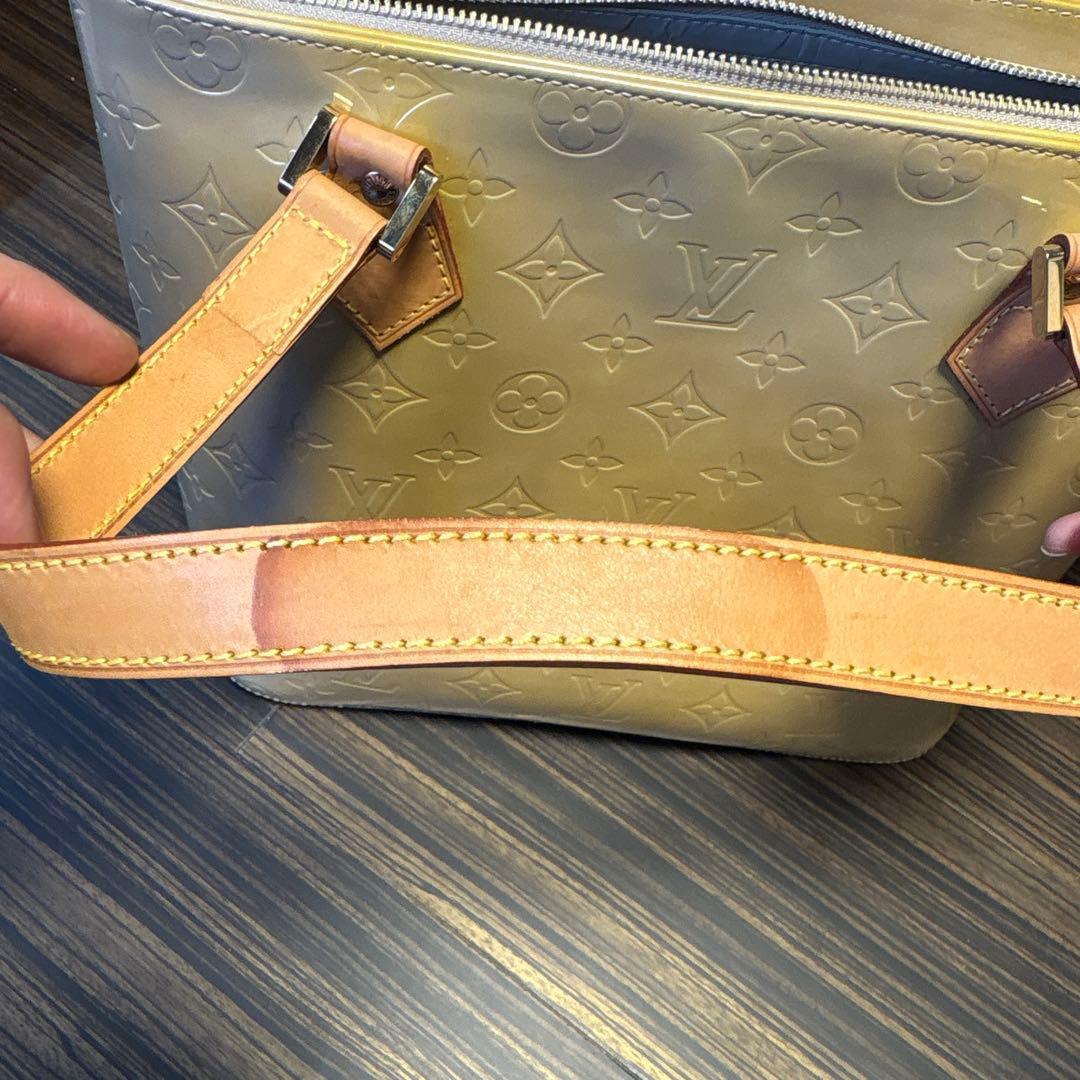 ルイビトン　エナメルバック(イエロー)