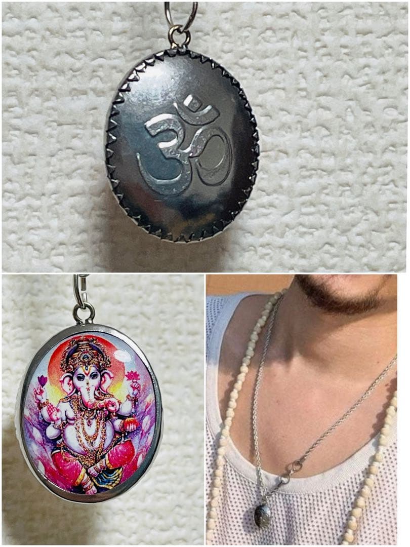 【新品】オームペンダント　クリシュナペンダントトップおまけつき　藤井風さん愛用