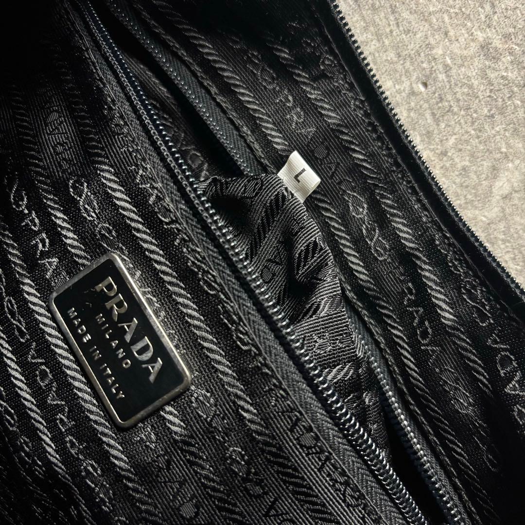 バッグ FW1998 PRADA SILVER HANDLE LEATHER BAG