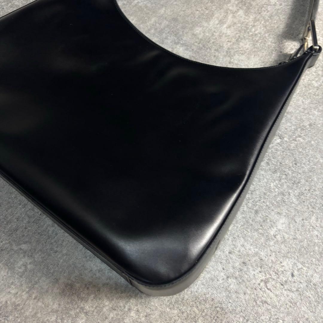 バッグ FW1998 PRADA SILVER HANDLE LEATHER BAG