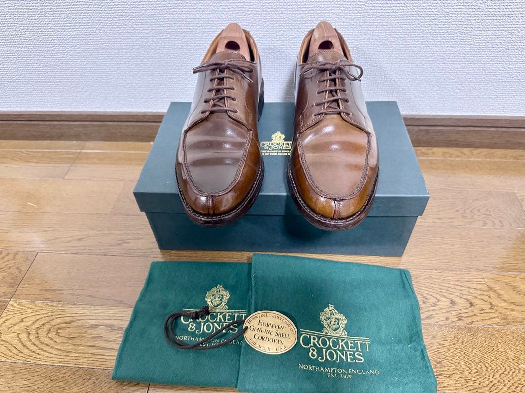 【希少】コードバン　モールトン　MORETON 　Uチップ　UK7.5