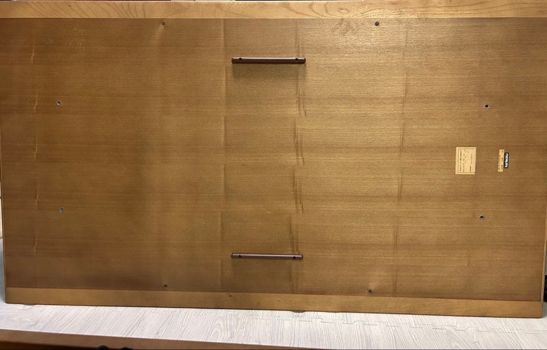 【美品・カリモク】暖房器付　高級こたつ座卓・こたつテーブル　木製　長方形