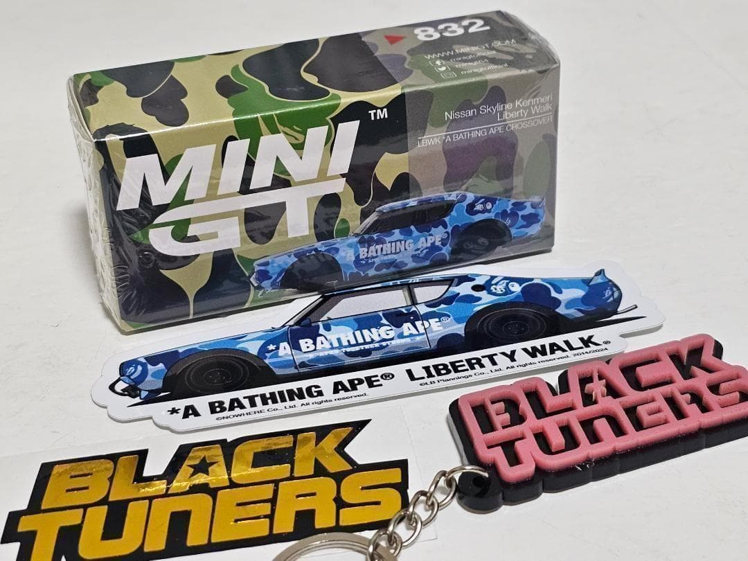 限定 LBWK Mini GT BAPE 日産 KENMERI + おまけ