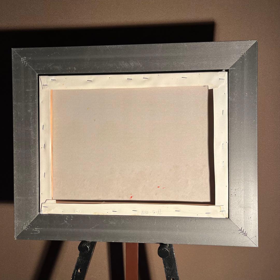 キャンパスプリントアート アネモネ畑 額付き インテリア 油彩画