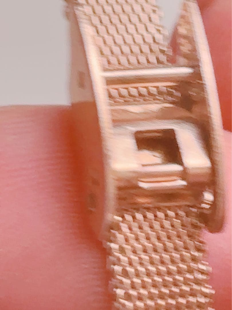 美品NOJESS ノジェスジュエリーウォッチダイヤモンドメッシュベルト稼働品