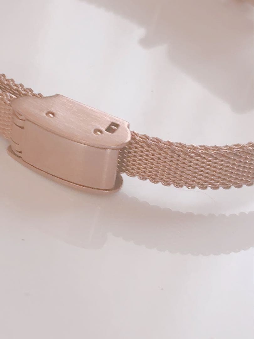 美品NOJESS ノジェスジュエリーウォッチダイヤモンドメッシュベルト稼働品