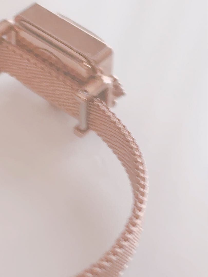 美品NOJESS ノジェスジュエリーウォッチダイヤモンドメッシュベルト稼働品