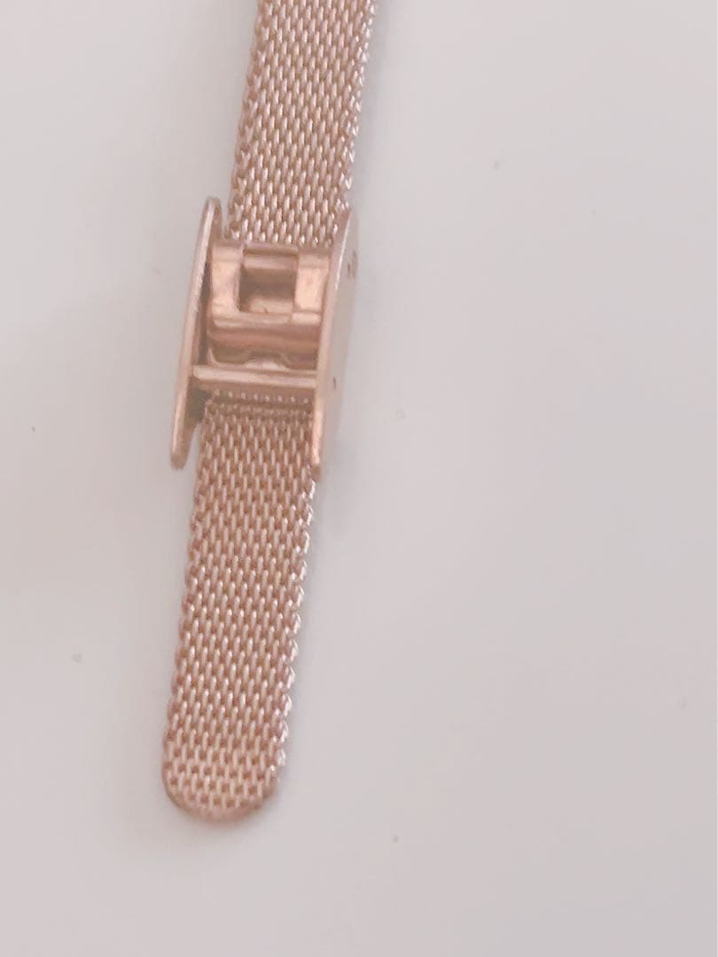 美品NOJESS ノジェスジュエリーウォッチダイヤモンドメッシュベルト稼働品