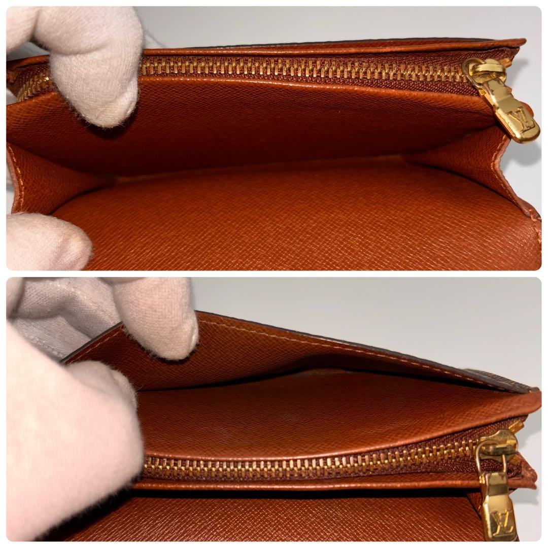 【鑑定済み】ルイヴィトン✨モノグラム✨ポルトモネビエ トレゾール 二つ折り財布