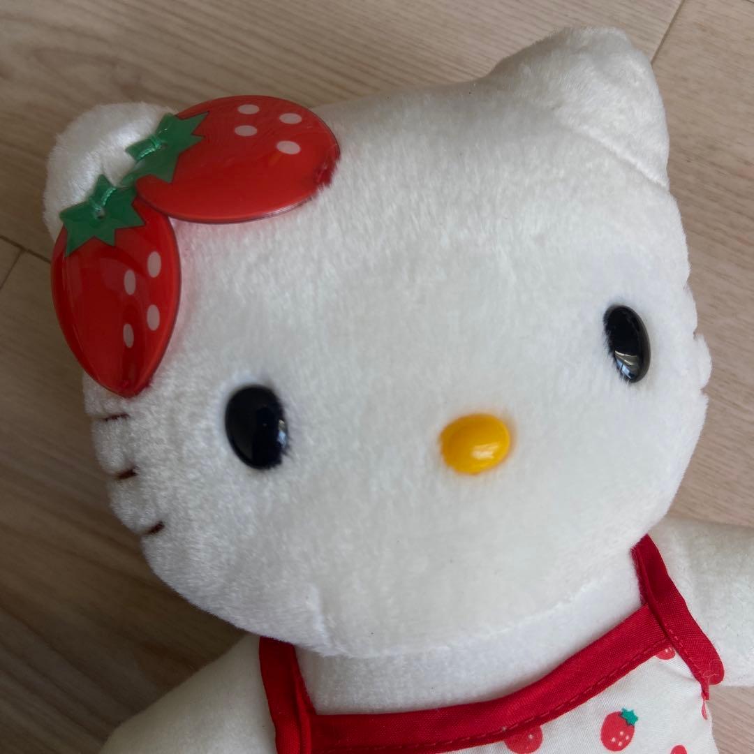 サンリオ　ハローキティ いちご　ぬいぐるみ非売品　　希少レア　平成レトロフルーツ
