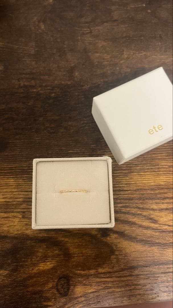 ete クレール　K10 リング　13号サイズ