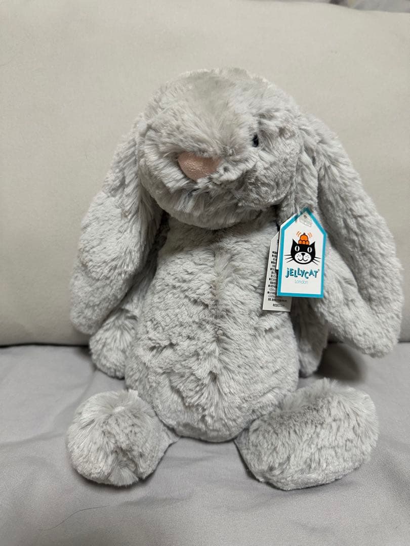  グレー うさぎのぬいぐるみ 30cm M 新品