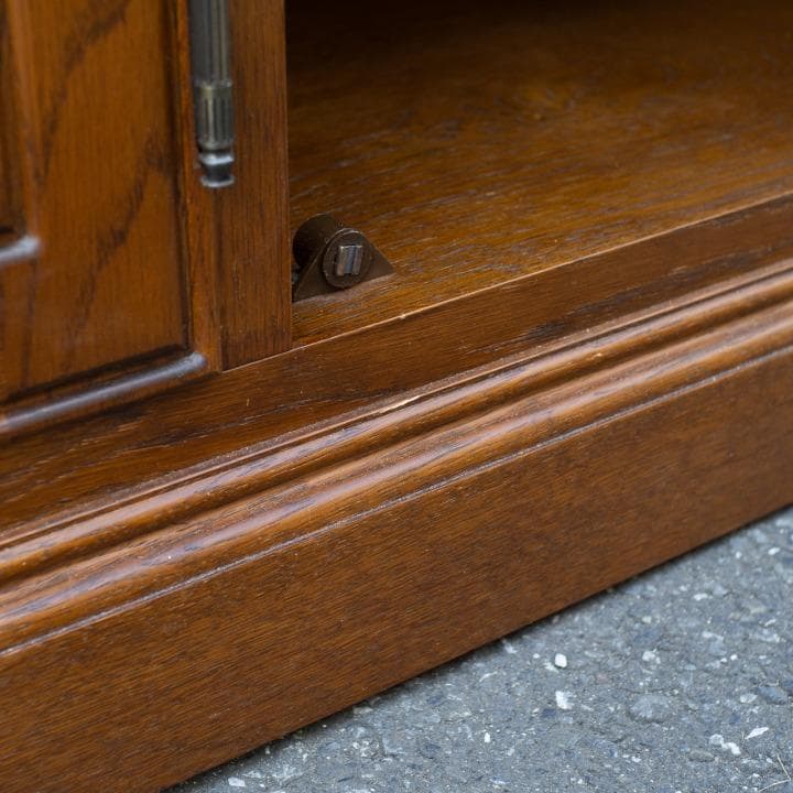 勇峰工芸 花柄 サイドボード ナラ材 葉山ガーデン 葉山家具 旭川 北海道