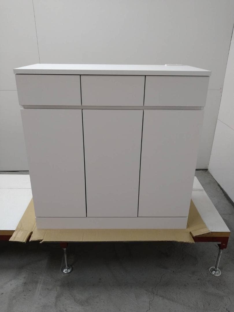 7059 シンプルキャビネット幅90 ホワイト