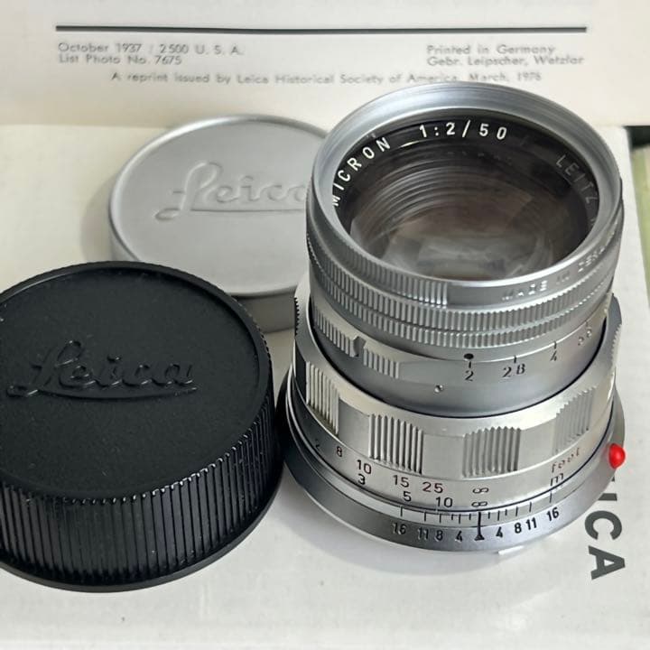 ライカ Leica固定銅鏡 後期Summicron Mズミクロン 50mm f2