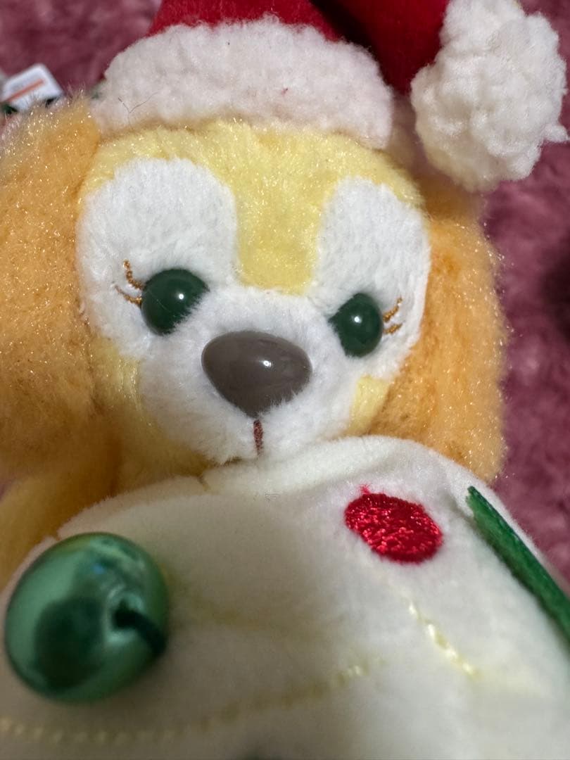 【新品未使用】ダッフィー&フレンズ 2021年クリスマス ぬいぐるみバッジセット