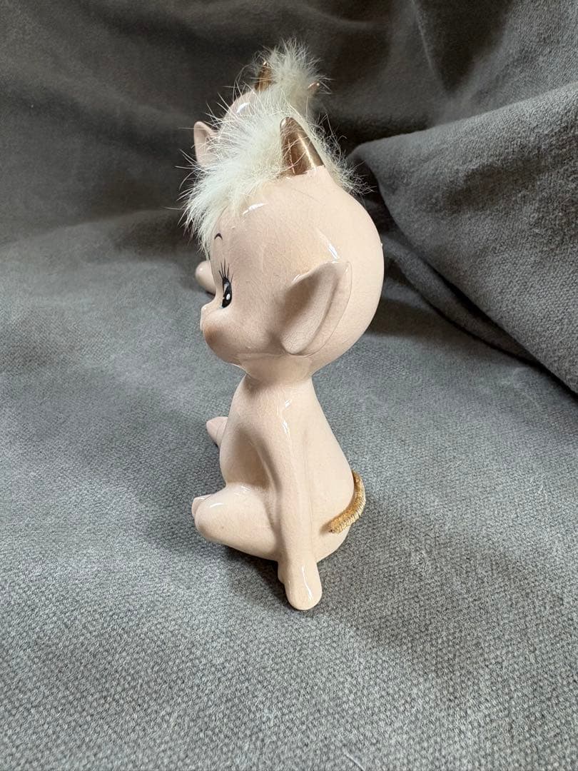 陶器製人形 3体セット　Vintage Rare Charmcraft