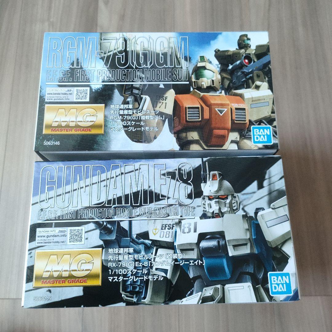 新品 MG 1/100 RX-79 ガンダムEz-8 RGM-79 陸戦型ジム