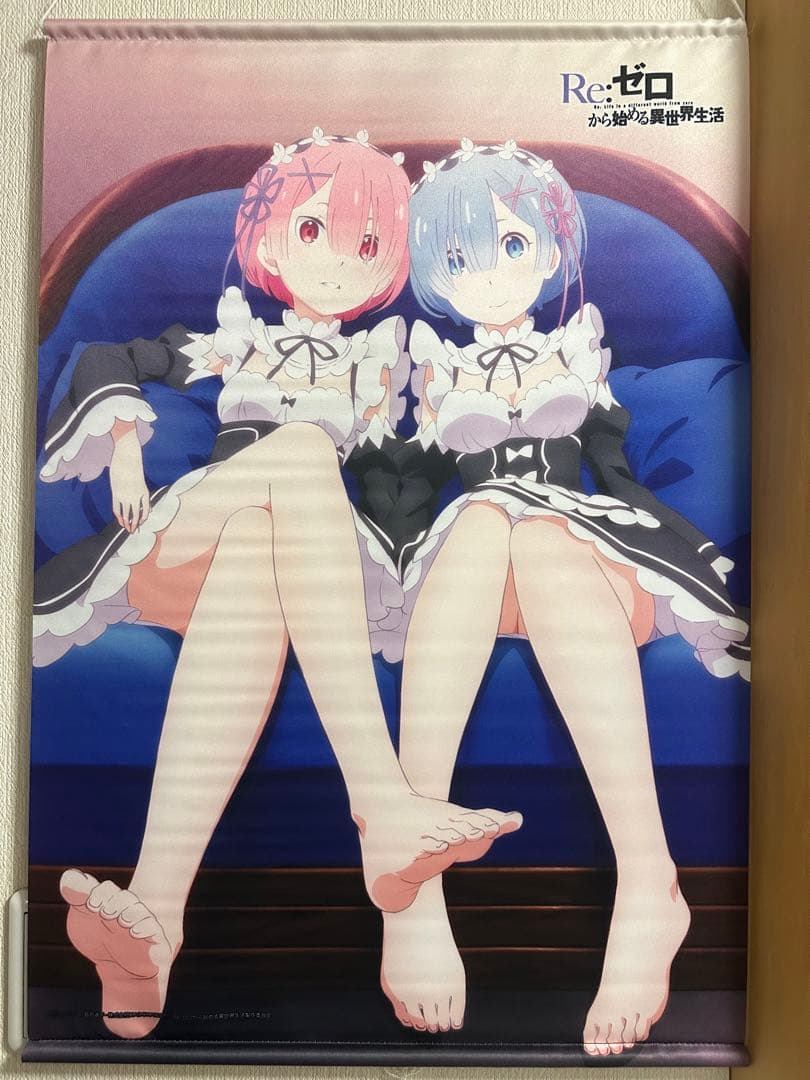 リゼロ　ラム　レム　B2タペストリー