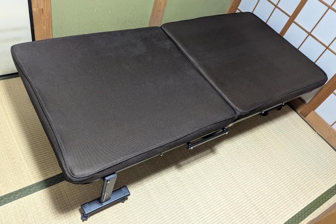 キャスター付き 折りたたみベッド シングル