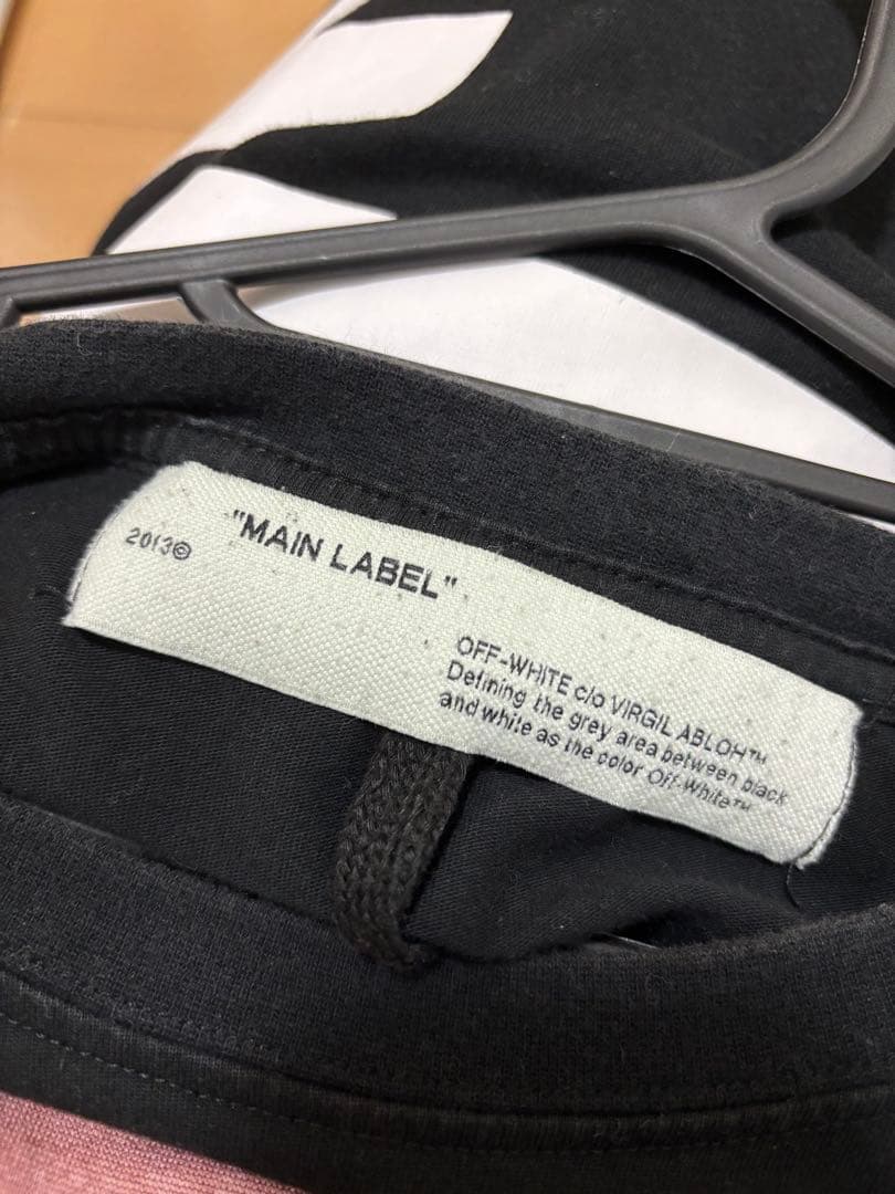 OFF-WHITE ブラック Tシャツ Lサイズ