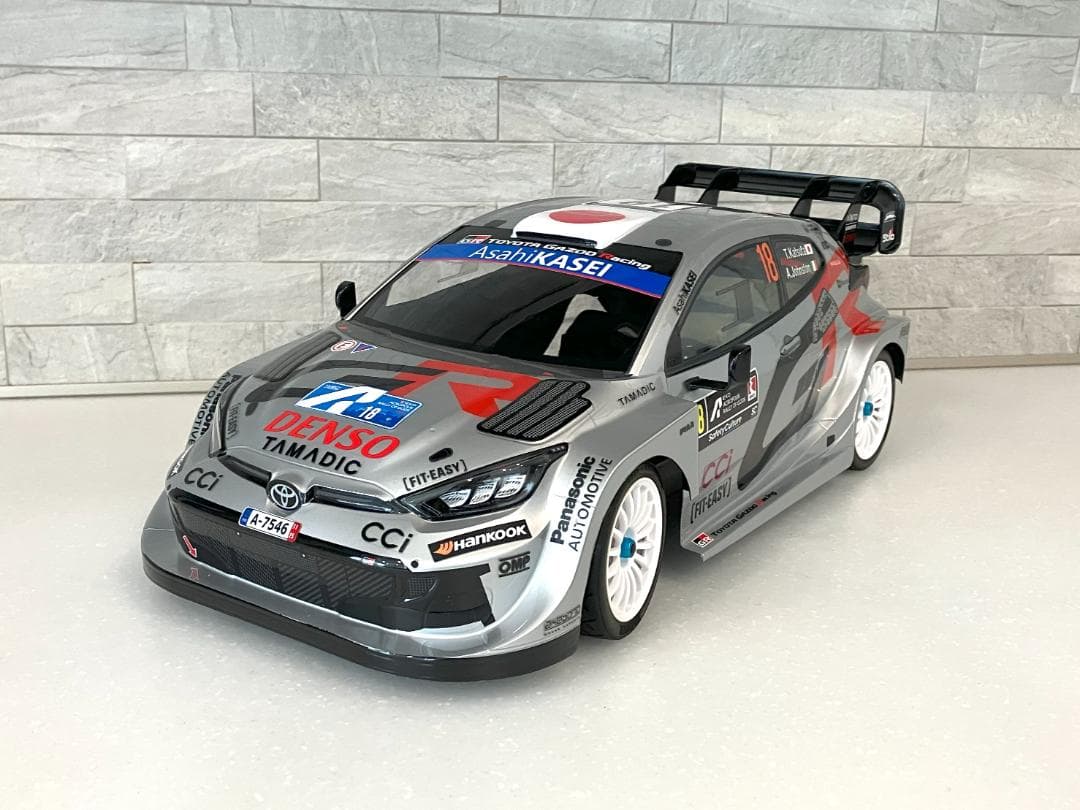 タミヤRCボディ ヤリス WRC2025 ラリーギリシャ・アクロポリス 勝田選手