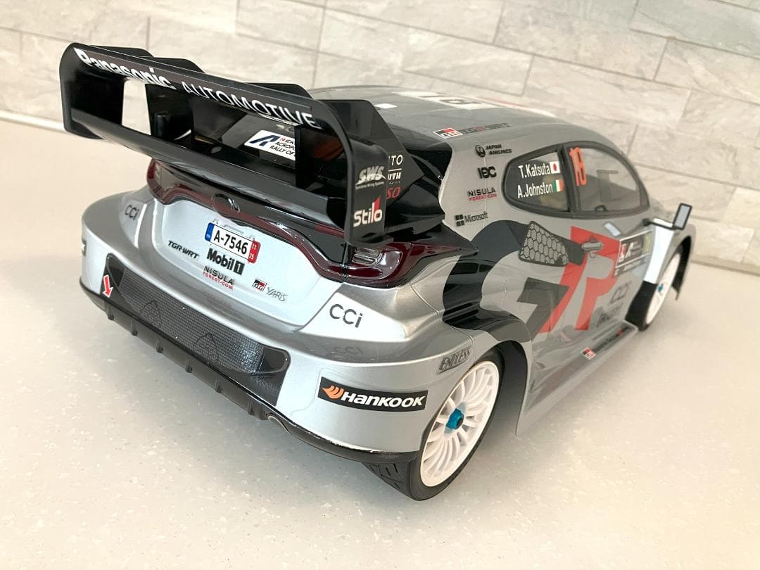 タミヤRCボディ ヤリス WRC2025 ラリーギリシャ・アクロポリス 勝田選手