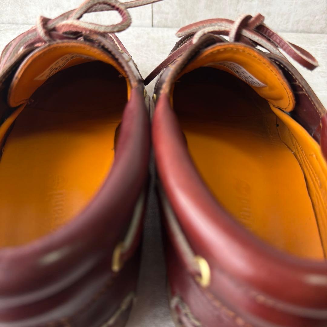 Timberland 3eye classic lug 26cm バーガンディ