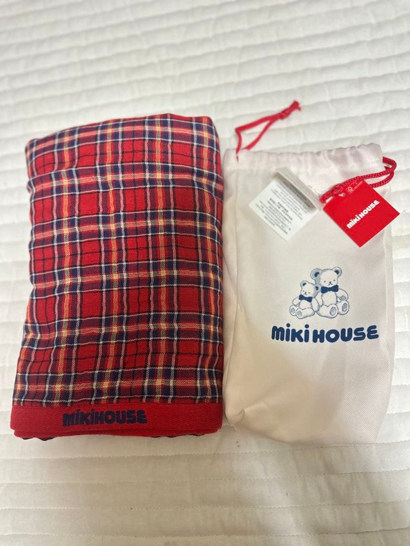 新品　ミキハウス　ふわはだたおる　バスタオル