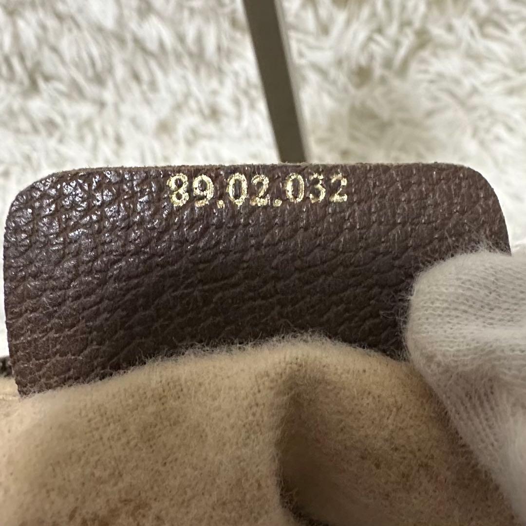 大容量 レア オールドグッチ GG 総柄 レザー ショルダーバッグ PVC ロゴ