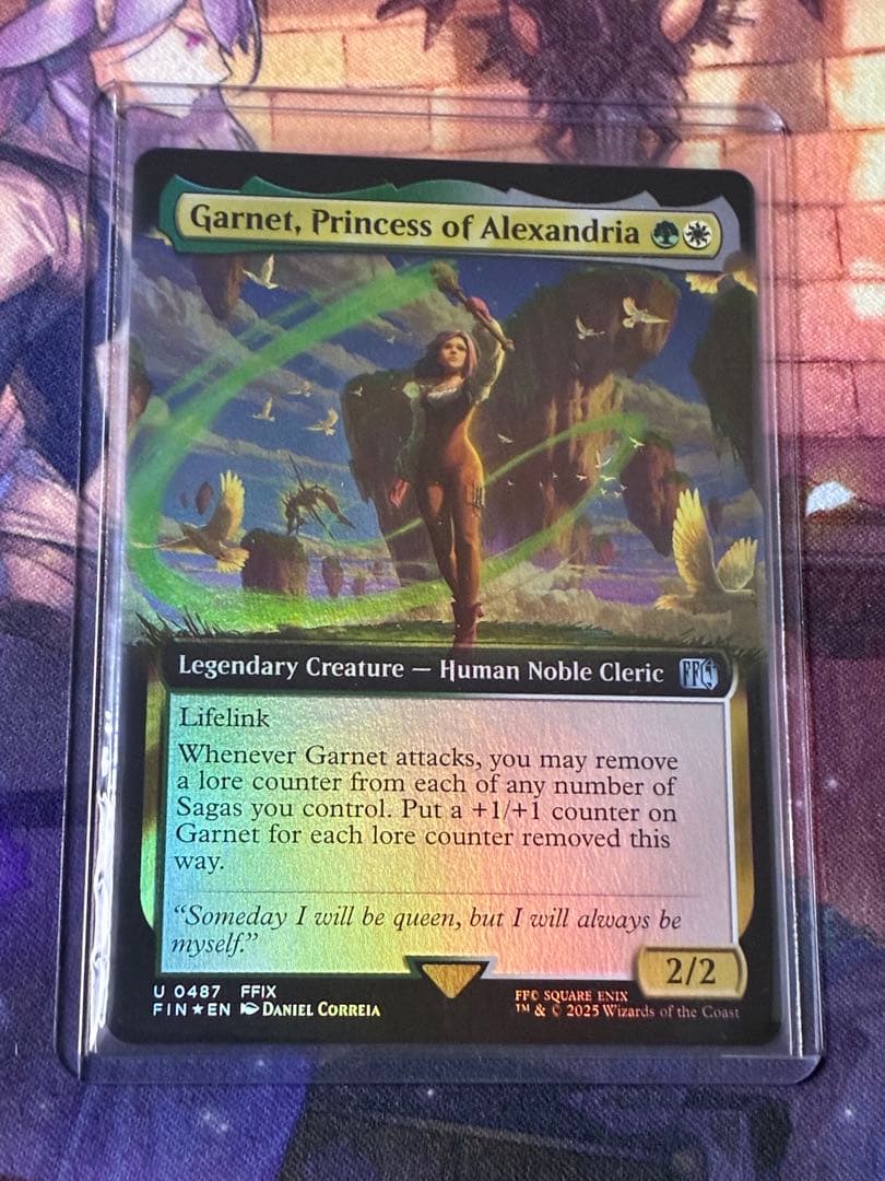 MTG アレクサンドリアの王女、ガーネット 拡張アート foil ギフトバンドル