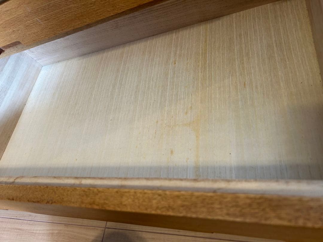 関家具 木製キャビネット W70×D40×H70 ガラス扉付き